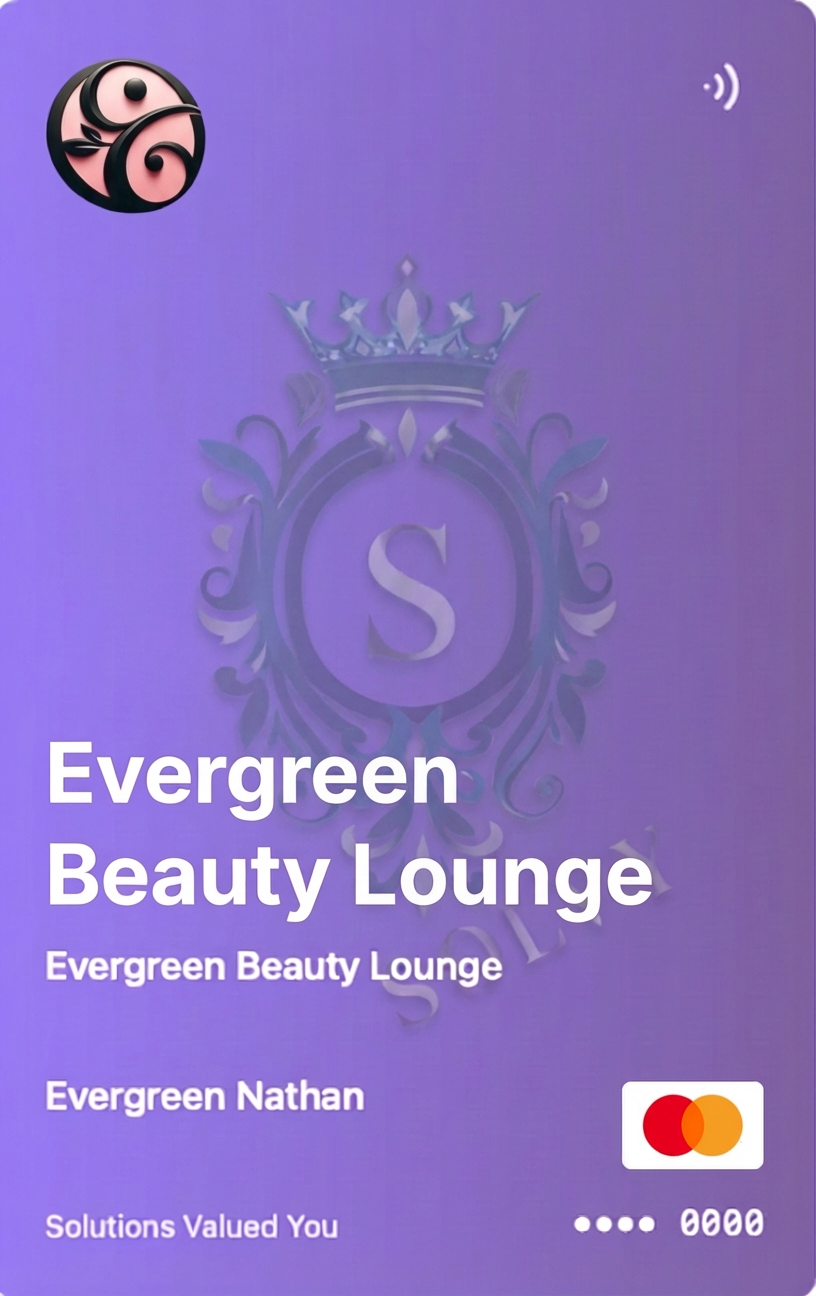 SOLVY Card - Evergreen Beauty Lounge